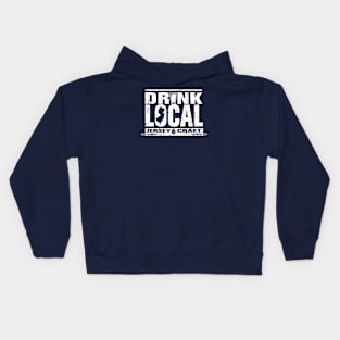 2 Sided NJ DRINK LOCAL Kids Hoodie